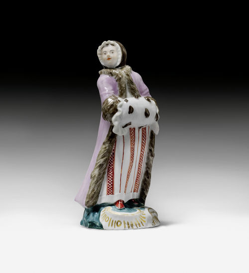 A LADY WITH A MUFF AS AN ALLEGORY OF WINTER,