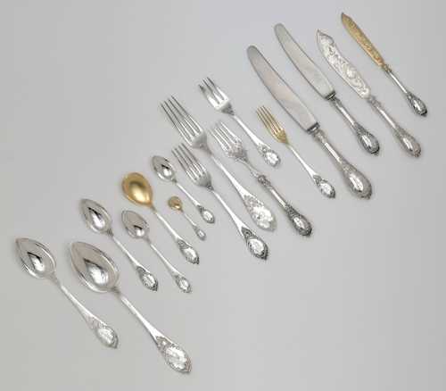 A SET OF CUTLERY. Germany, ca. 1900.
