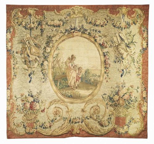TAPESTRY, Louis XVI, Manufacture de Beauvais, circa 1770/80. With ...