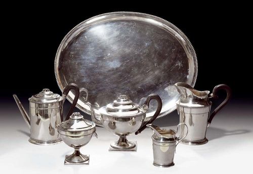 KAFFEE-, TEESERVICE. Schaffhausen, 1751.