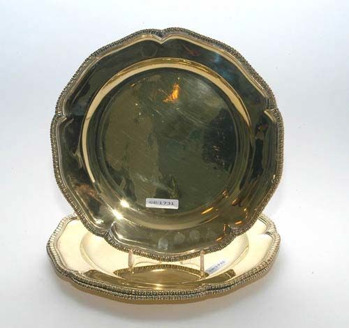 3 VERMEIL-TELLER. Dublin, 1788.