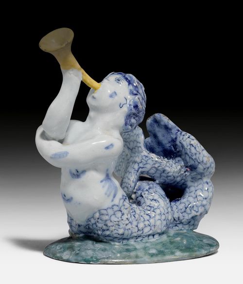 PUTTO AS TRITON BLOWING A TRUMPET,