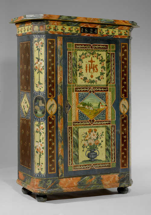 PAINTED CUPBOARD,
