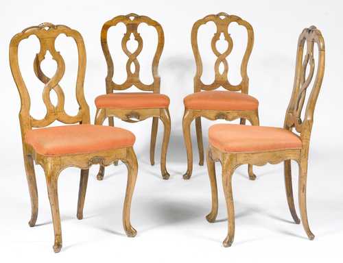 SET OF 4 CHAIRS,