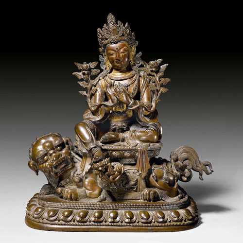 MANJUSHRI AUF LÖWE.
