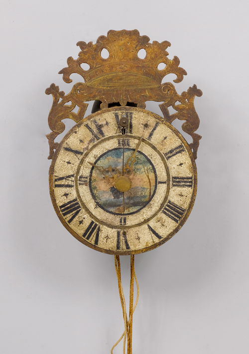 IRON CLOCK WITH FRONT "ZAPPLER",