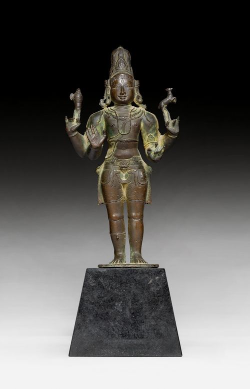 濕婆神青銅像。