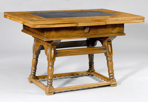 PULL-OUT TABLE INLAID WITH SLATE ,