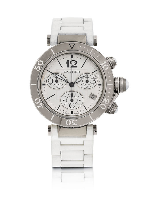 Cartier Pasha quartz chronograph, 2000.