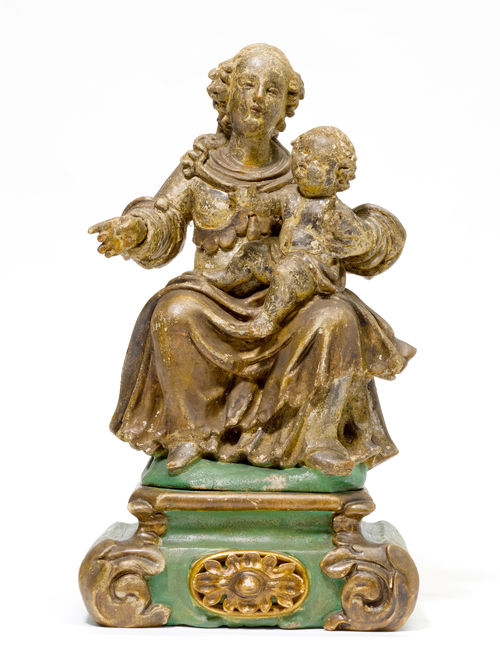THE VIRGIN AND CHILD ENTHRONED,