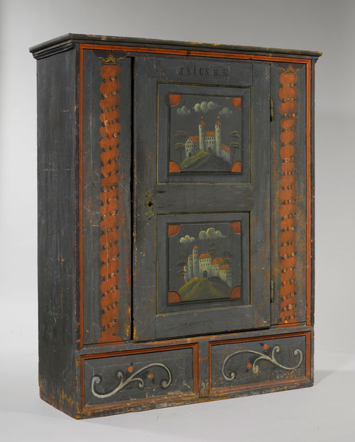 PAINTED CUPBOARD,