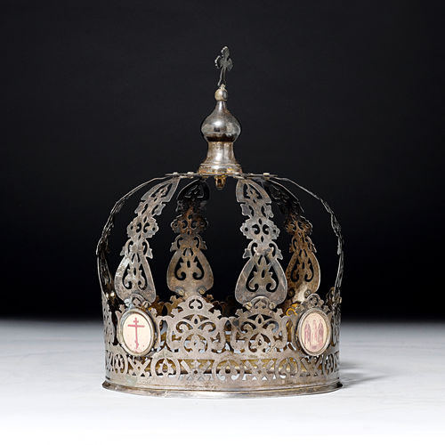 CROWN OF THE MADONNA FROM THE ORTHODOX CHURCH.