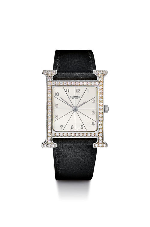 Hermes, diamond wristwatch "Heure H", 2003.