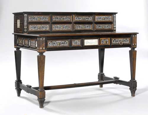 OPULENTLY INLAID DESK,