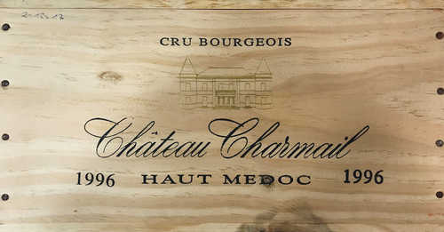 6 bts Médoc Ch. Charmail Cru Bouregois 0.75 L 1996