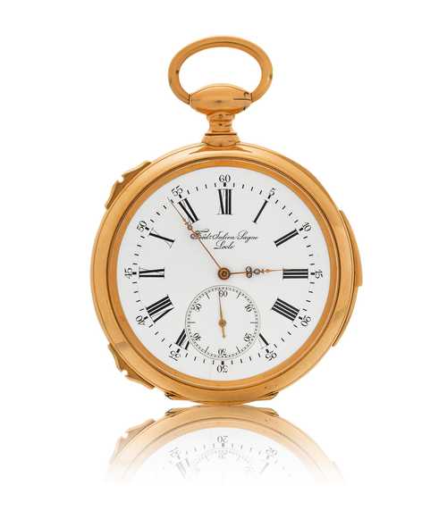 Pocket watch, Grand Sonnerie, 1/4 -repeater, Fred. Julien Sagne, ca. 1860.