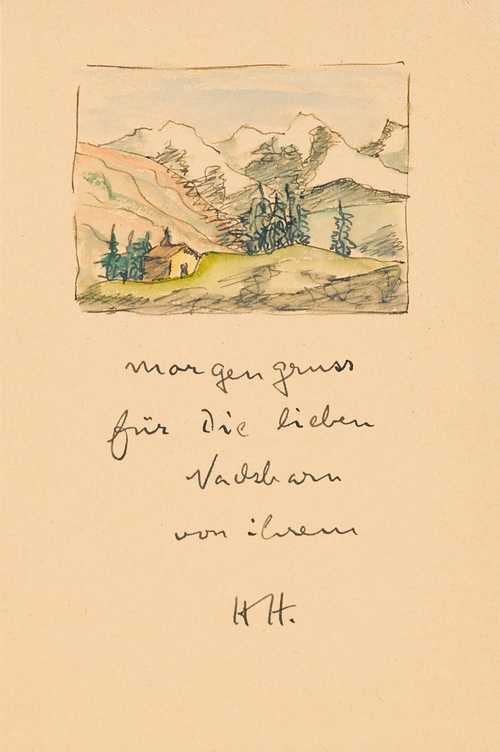 Hesse, Hermann, Schriftsteller (1877-1962).