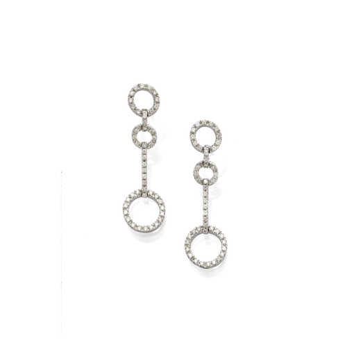DIAMOND EARRINGS.