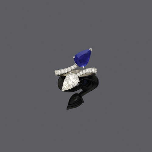 SAPHIR-DIAMANT-RING.
