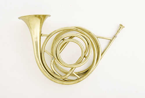 CIRCULAR TRUMPET WITH FIVE INSERTS,