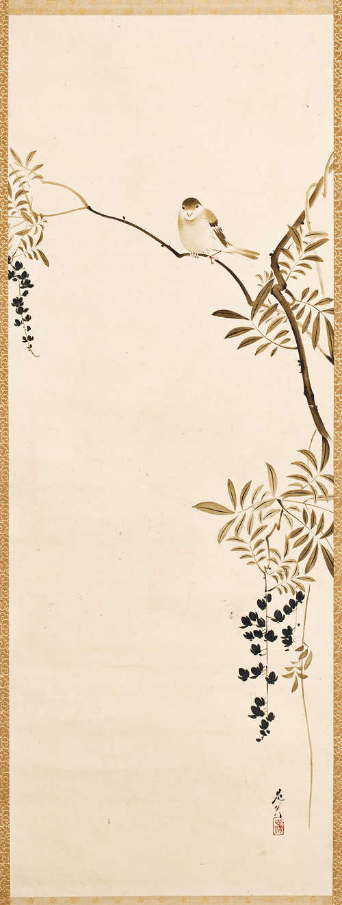 A KAKEMONO IN THE STYLE OF SHIBATA ZESHIN (1807-1891).