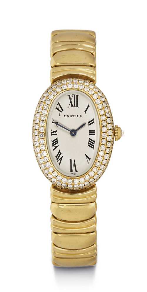 Elegante Cartier Diamant-Baignoire.