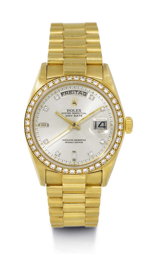 Rolex Day-Date Diamond Wristwatch, ca. 1979.