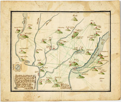 MAP - ZURICH - KANTON.-