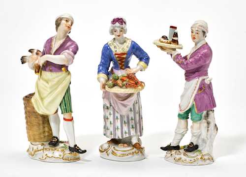3 "CRIS DE PARIS" FIGUREN,