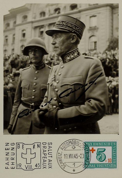 Guisan, Henri, General der Schweizer Armee (1874-1960).