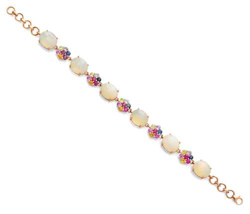 OPAL AND SAPPHIRE BRACELET.