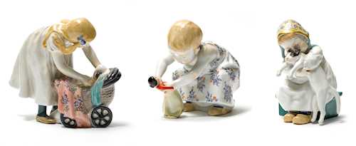 LOT VON 3 HENTSCHELKINDERN,