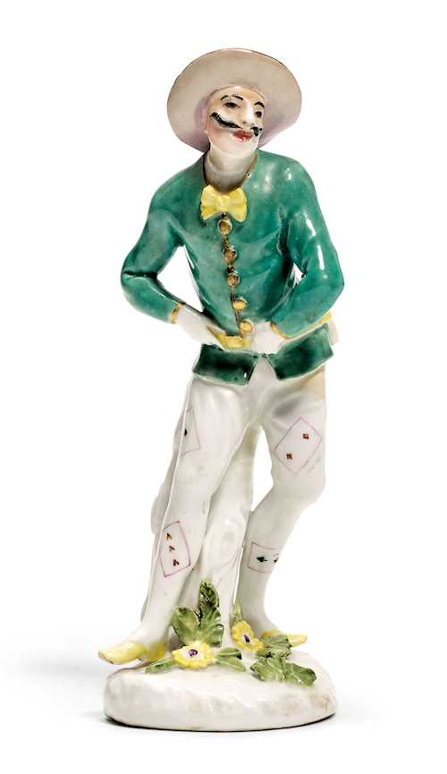 &quot;HARLEQUIN ANCIEN&quot; FROM THE COMEDIAN SERIES FOR JOHANN ADOLF II, DUKE OF SAXE-WEISSENFELS
