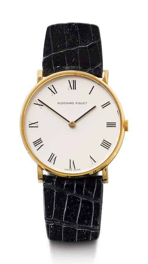 Audemars Piguet, elegante ultraflache Armbanduhr.