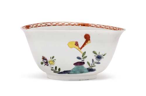 BOWL WITH "FAMILLE-VERTE" DECORATION