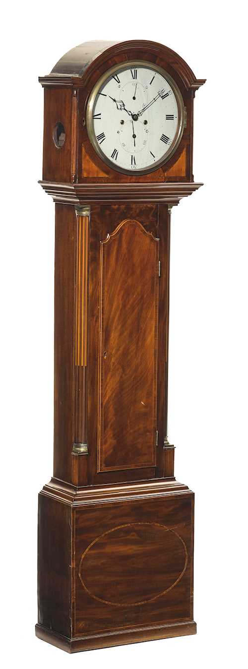 LONG-CASE CLOCK WITH SECOND HAND AND DATE