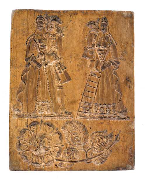 RECTANGULAR MOULD DEPICTING TWO COUPLES