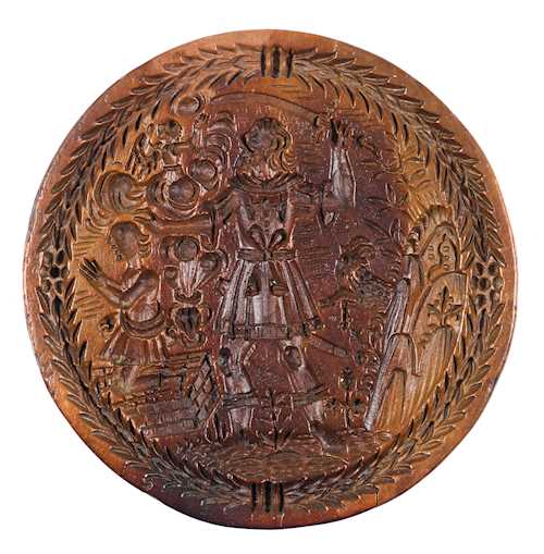 ROUND BAKING MOULD "THE SACRIFICE OF ISAAC"