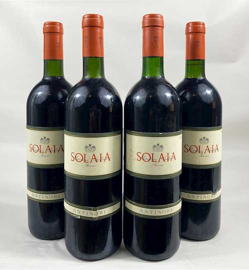 4 Fl. Toscana Antinori "Solaia" 0.75 L 1995 