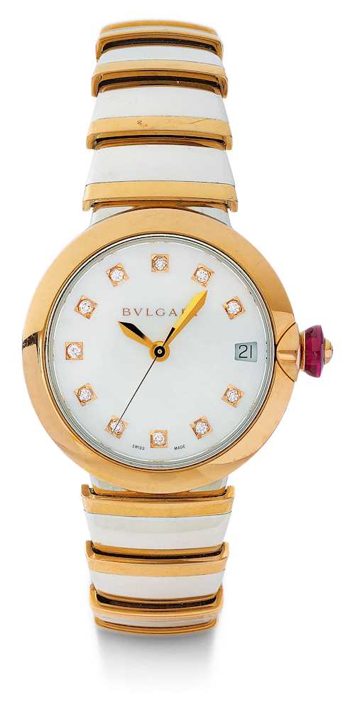 Bulgari, rare and attractive "Lucea" Lady's wristwatch.