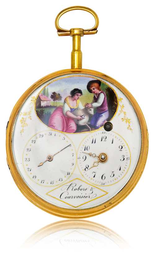 Pocket watch, Robert &amp; Courvoisier, ca. 1780.