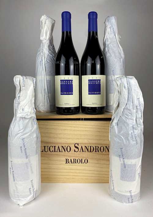6 bts Barolo Luciano Sandrone "Cannubi Boschis" OWC 0.75L 2006