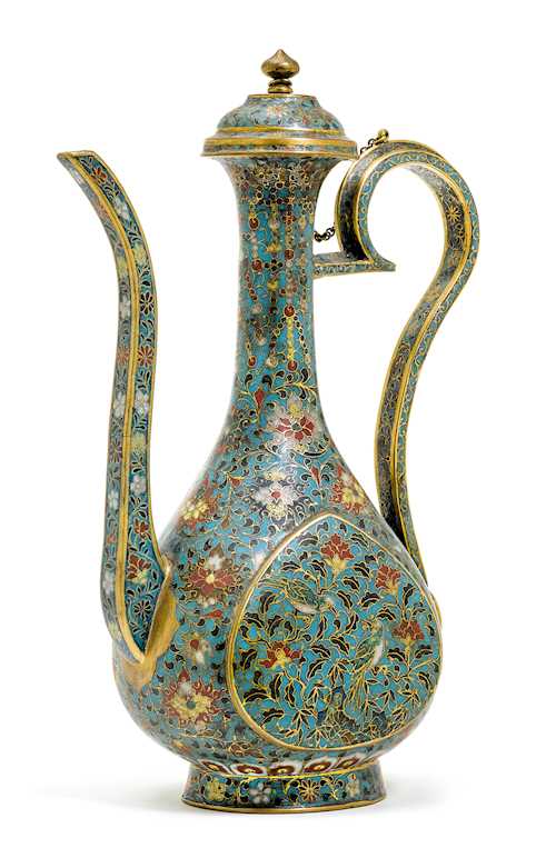 CLOISONNE-DECKELKANNE.