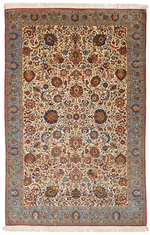 QOM, wool with silk, old.