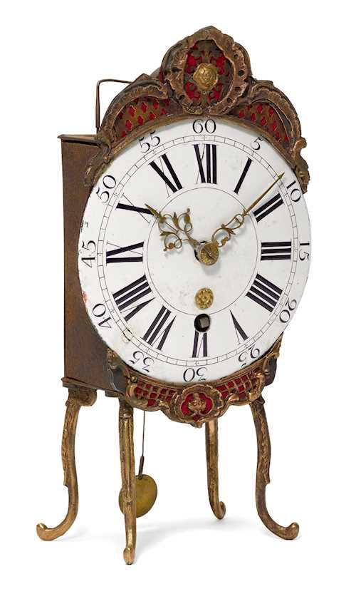 TABLE CLOCK FACON NACHTUHR Rococo and later, Berne, in the style