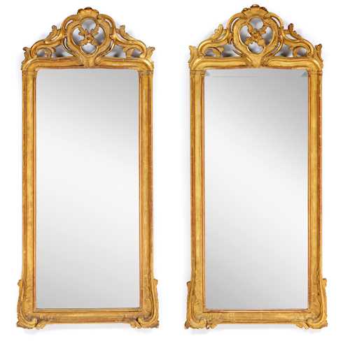 A PAIR OF MIRRORS