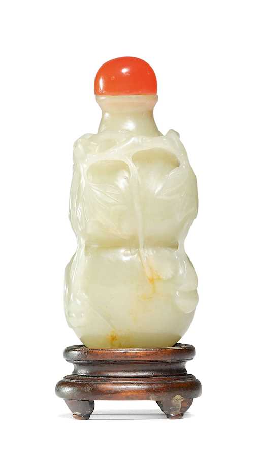 SNUFFBOTTLE IN DOPPELKÜRBISFORM.