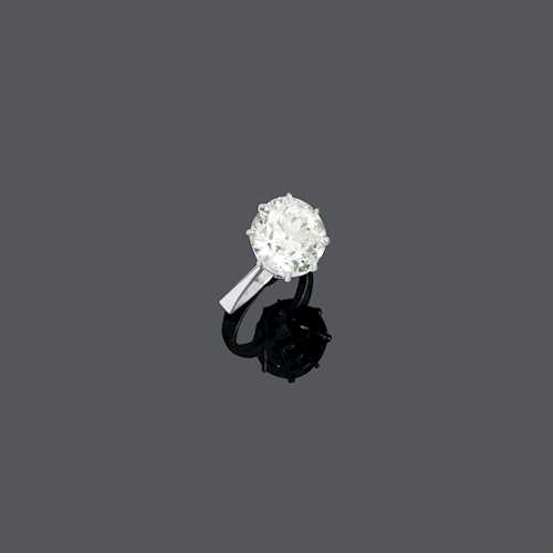 DIAMANT-RING, um 1950.