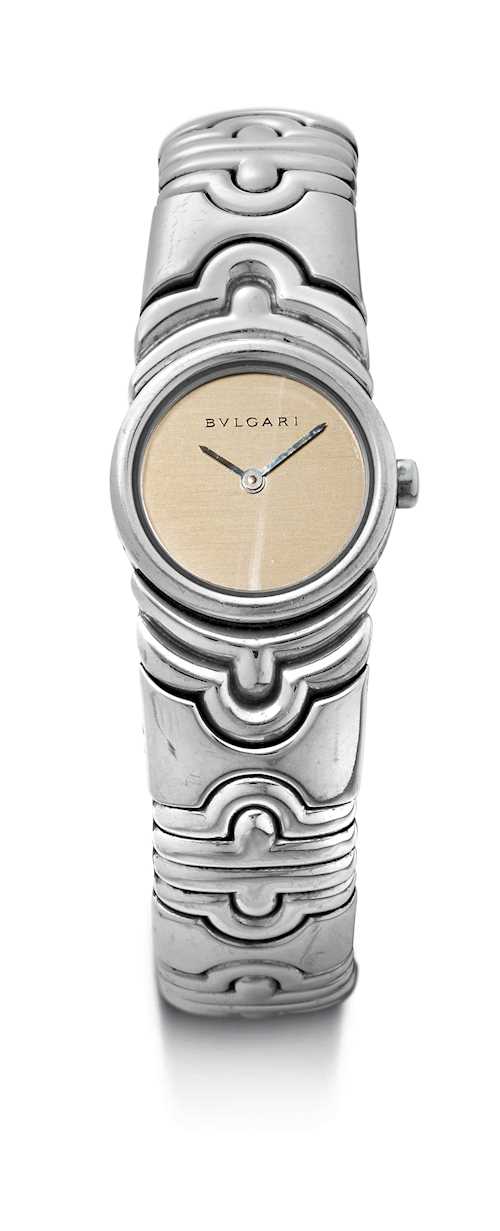 Bulgari, elegant, small lady's wristwatch "Parentesi", ca. 1995.