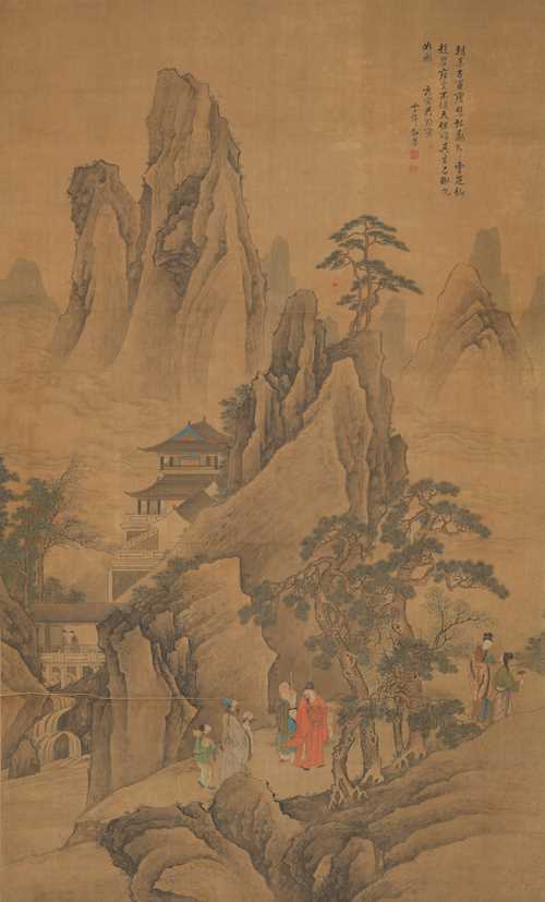 LANDSCHAFTSMALEREI IM STIL VON NIU XUE.